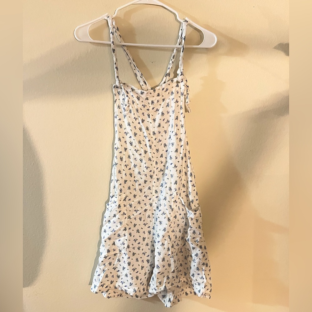 Aeropostale Floral Utility Romper